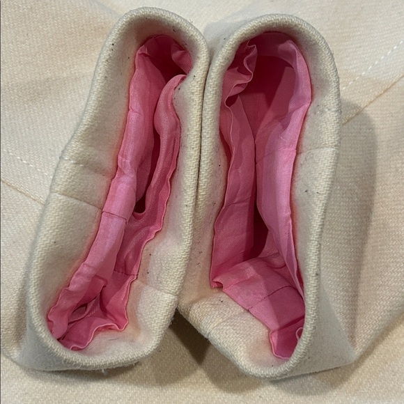 Vintage J. Crew Pea Coat size Small Cream Wool Blend Preppy Classic - Picture 12 of 17